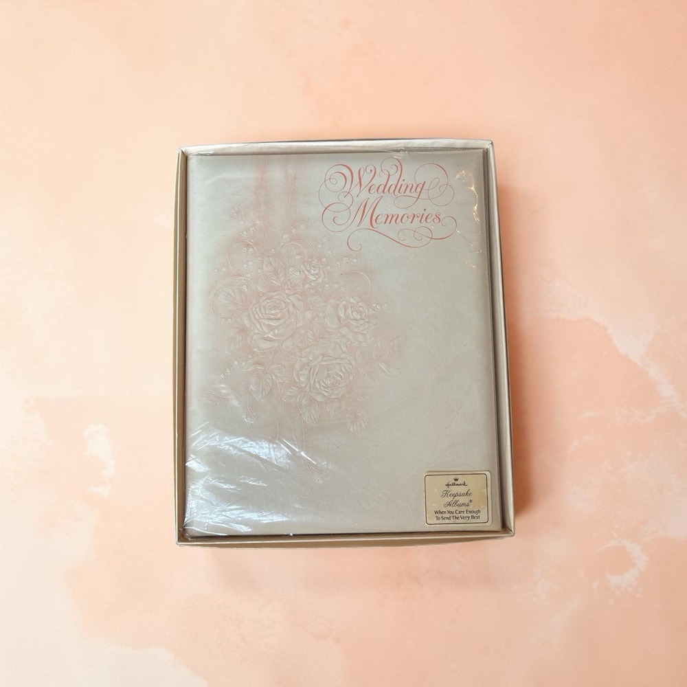 Vintage Hallmark Wedding Memories keepsake book